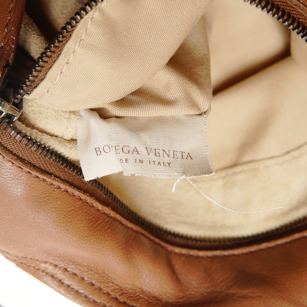 Bottega Veneta Intrecciato Brown Leather Handbag