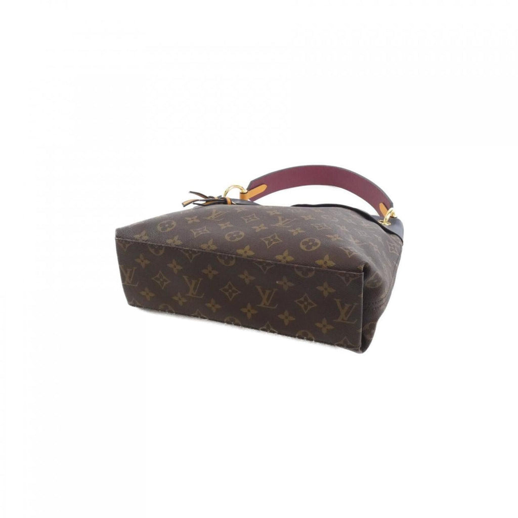 Louis Vuitton Marron Coated Canvas Leather Shoulder Bag