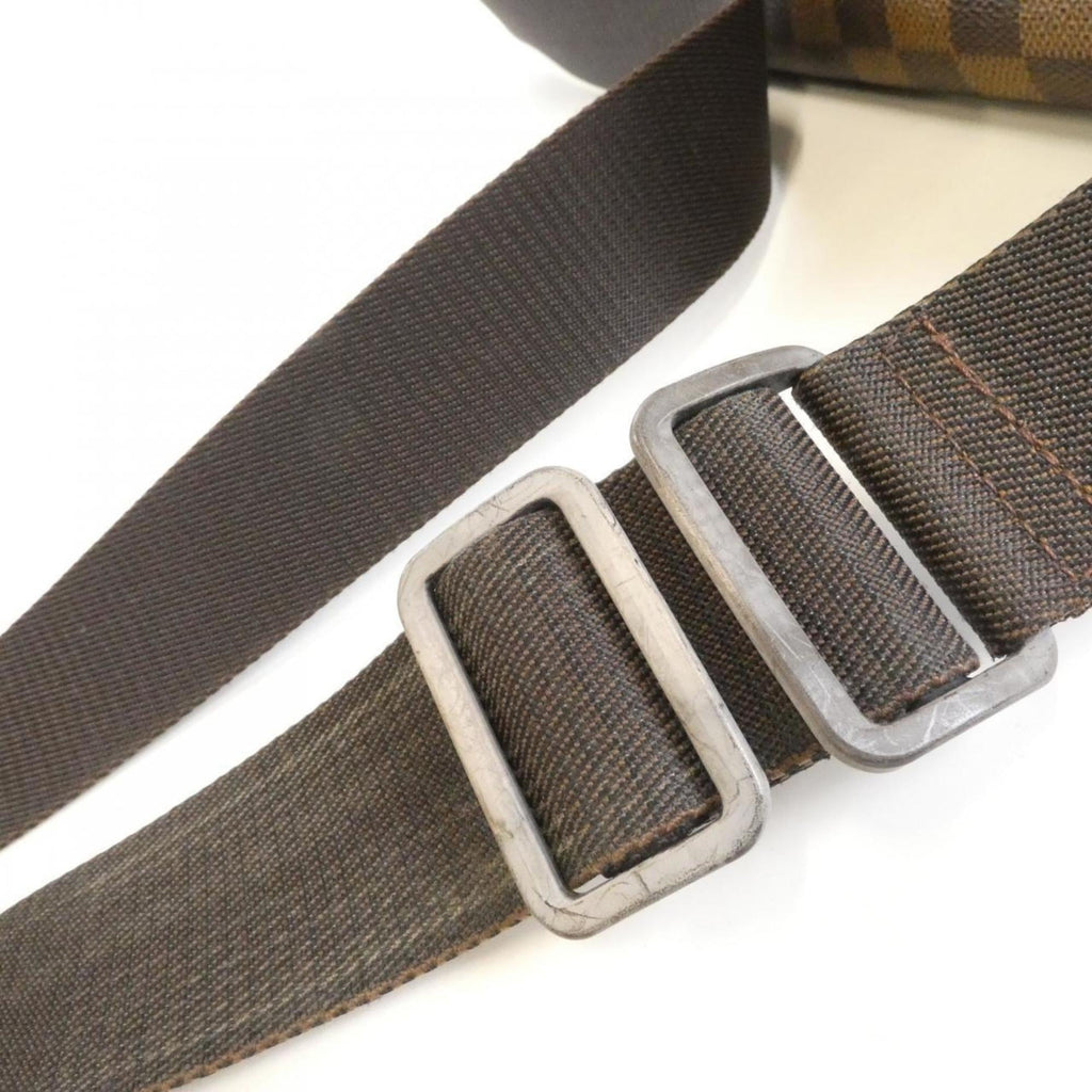Louis Vuitton Brown Coated Canvas Shoulder Bag