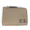 Fendi Beige Leather Coin Purse/Coin Case