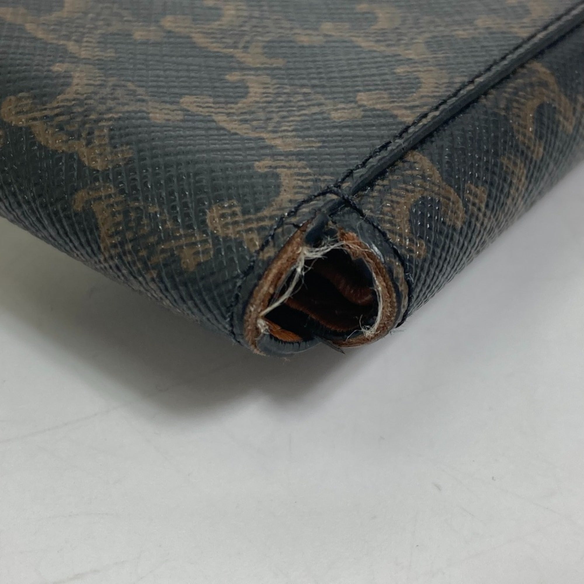 Celine Brown Leather Wallet (Bi-Fold)