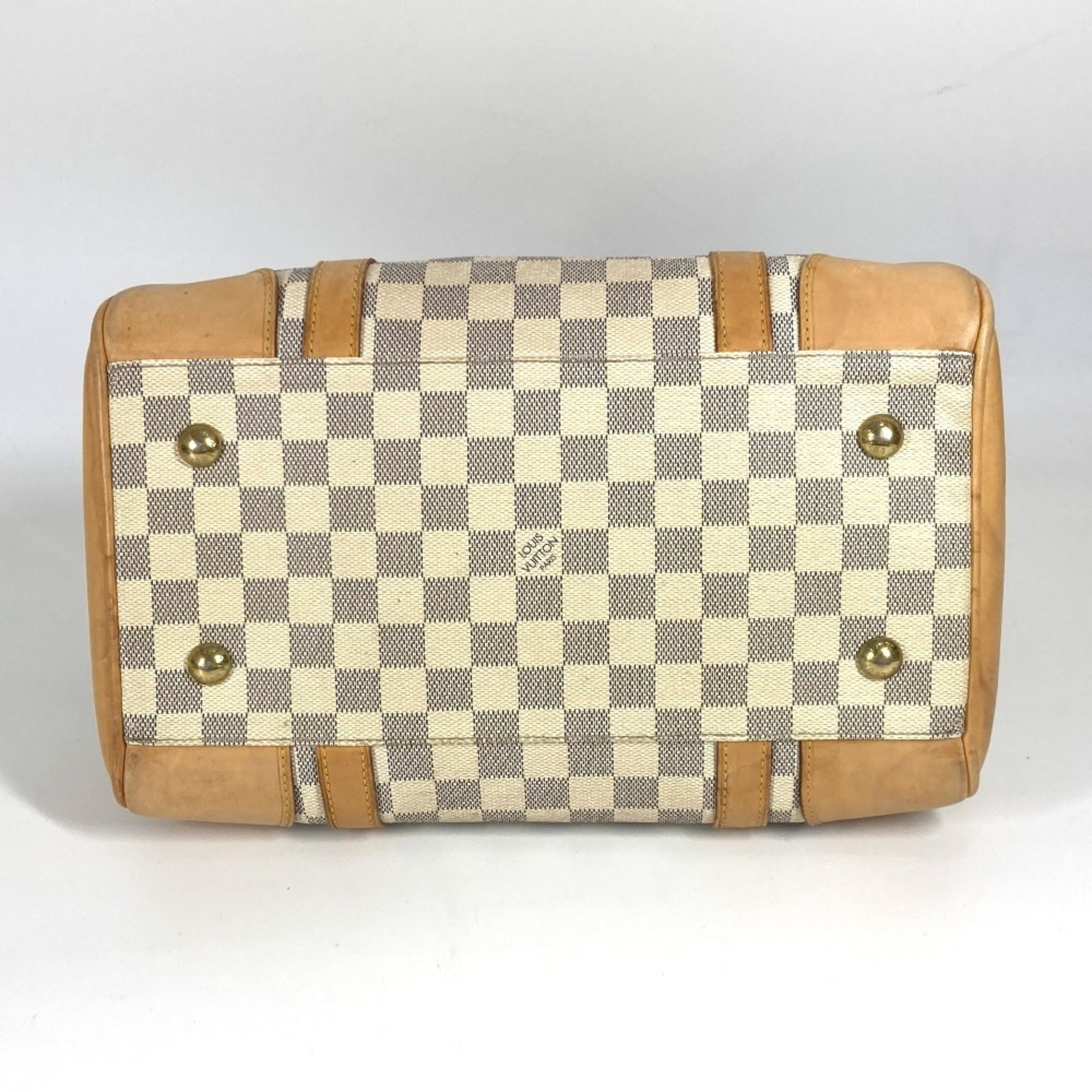 Louis Vuitton White Handbag Tote Bag