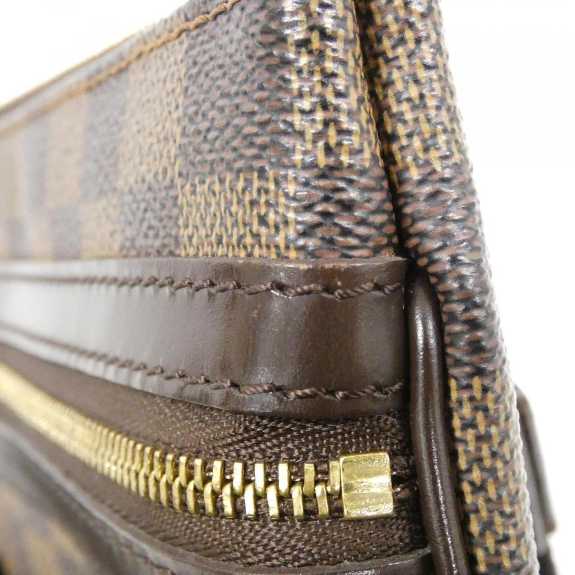 Louis Vuitton Ebene Coated Canvas Pochette Shoulder Bag
