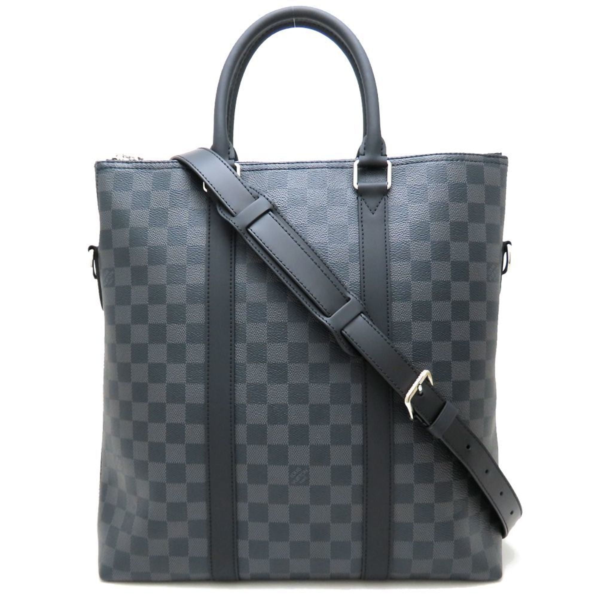 Louis Vuitton Black Damier Graphite Gray Damier Graphite Tote Bag