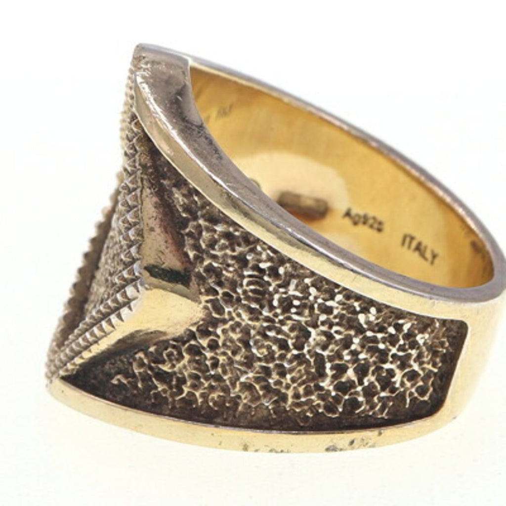 Bottega Veneta Sterling Silver 925 Band Ring