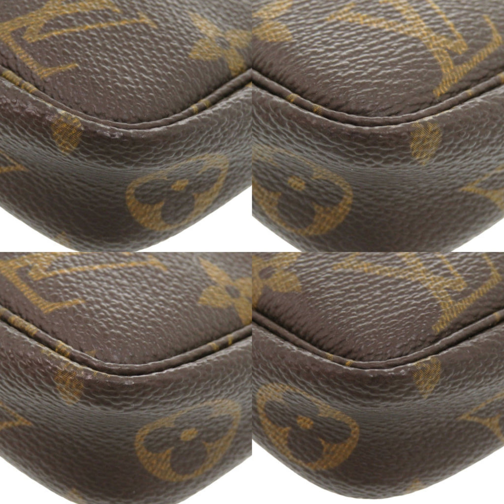 Louis Vuitton Brown Monogram Pochette Pouch