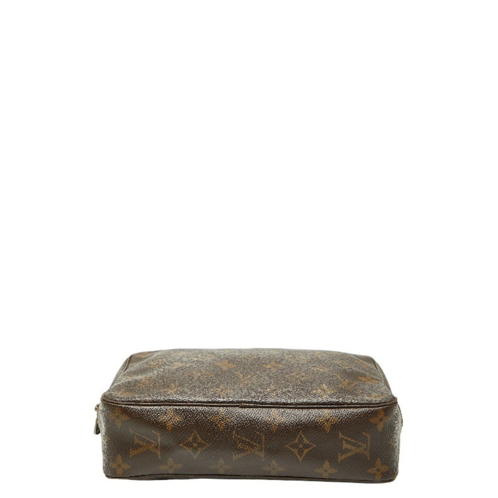 Louis Vuitton Monogram Brown Pvc Leather Pouch