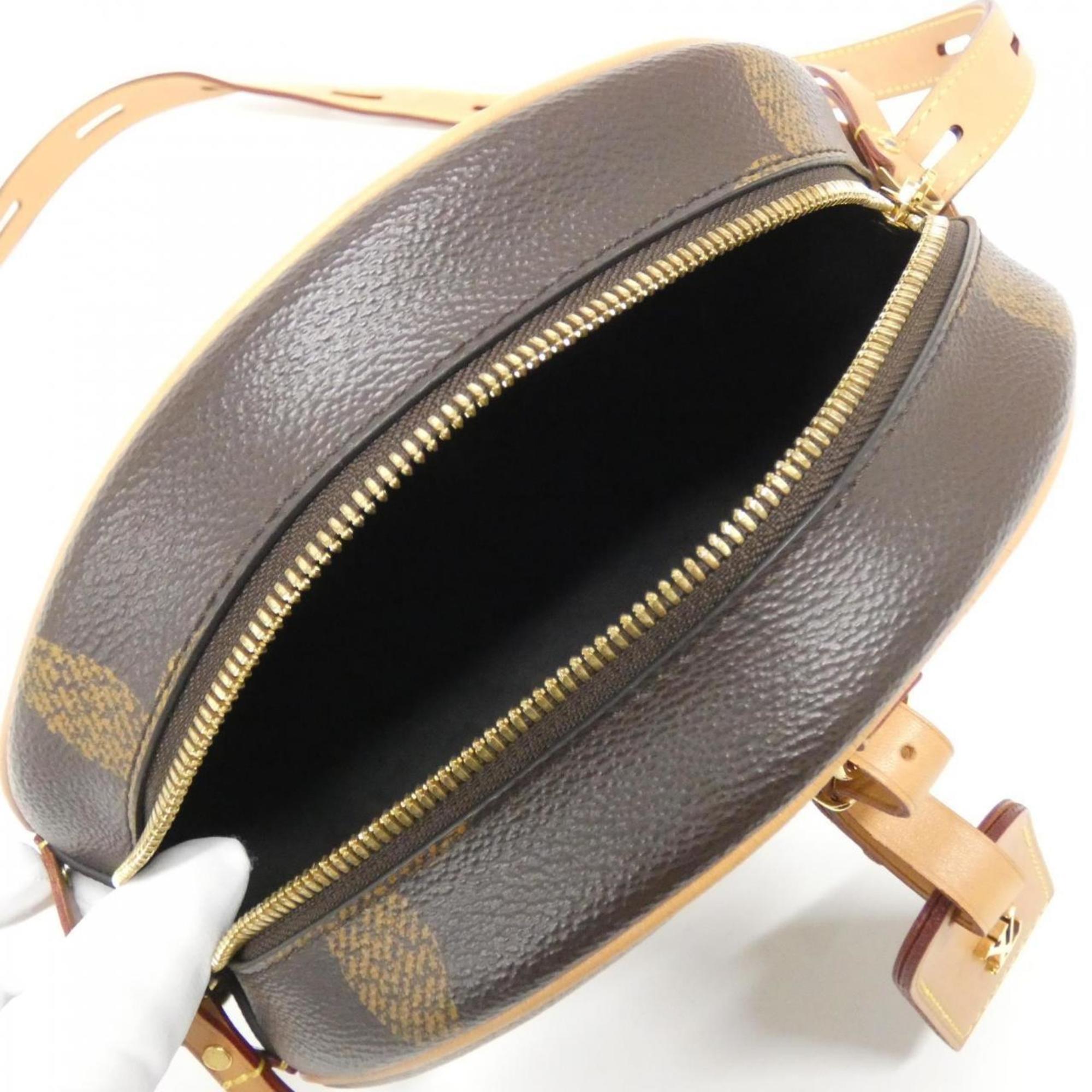 Louis Vuitton Marron Coated Canvas Shoulder Bag