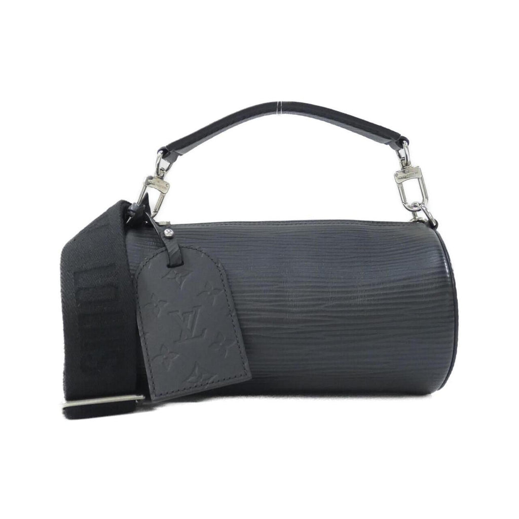 Louis Vuitton Black Leather Shoulder Bag