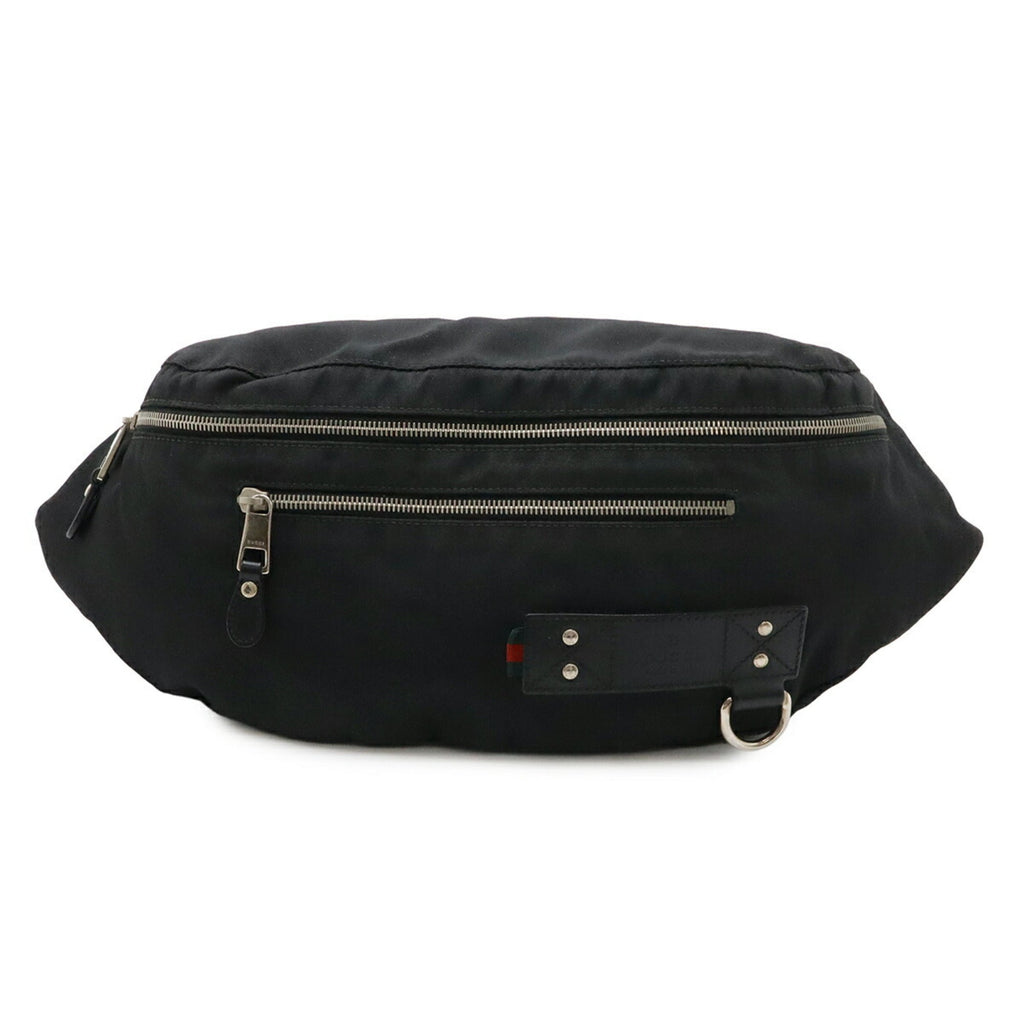 Gucci Black Nylon Canvas Sling Bag (Pre-Owned)