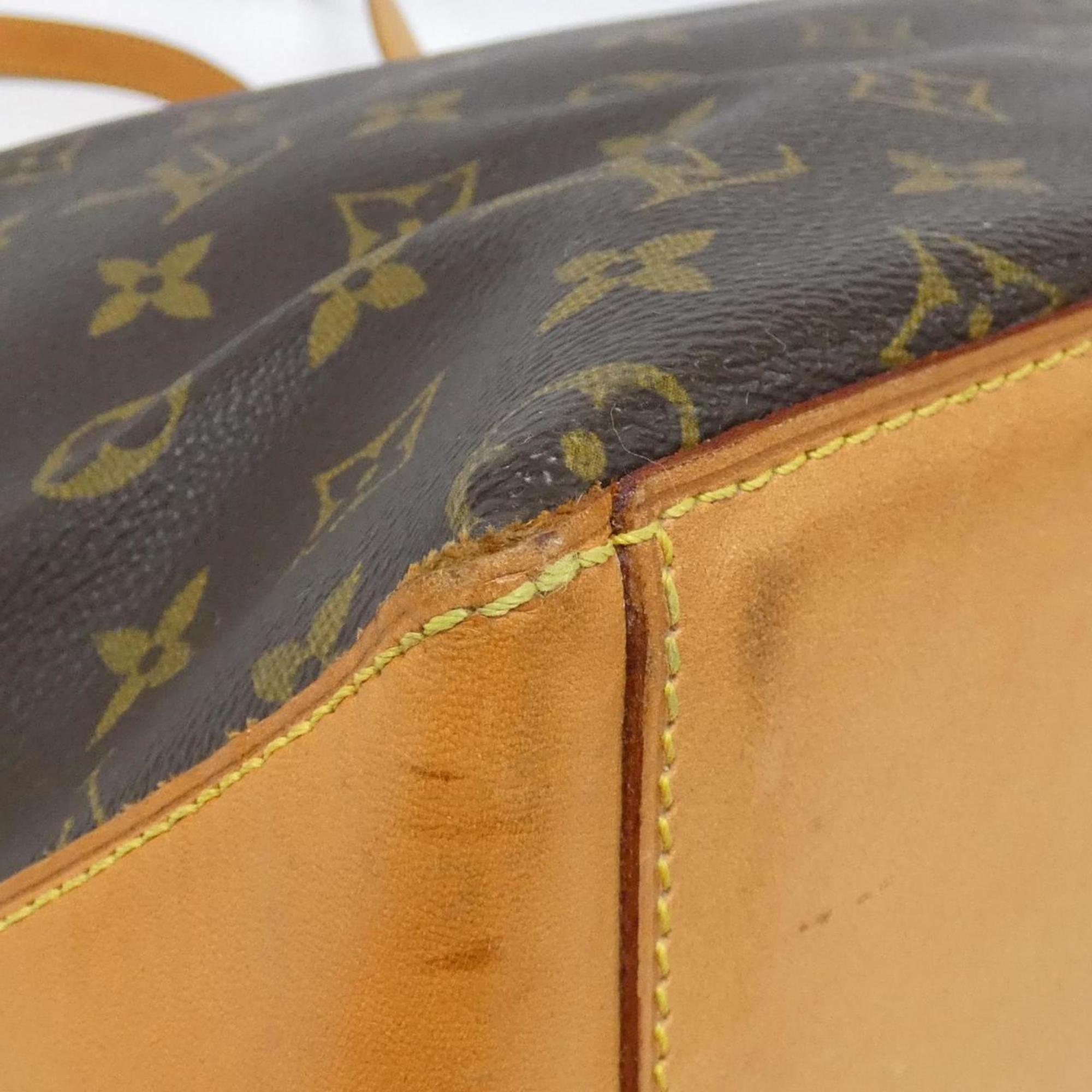 Louis Vuitton Marron Coated Canvas Handbag