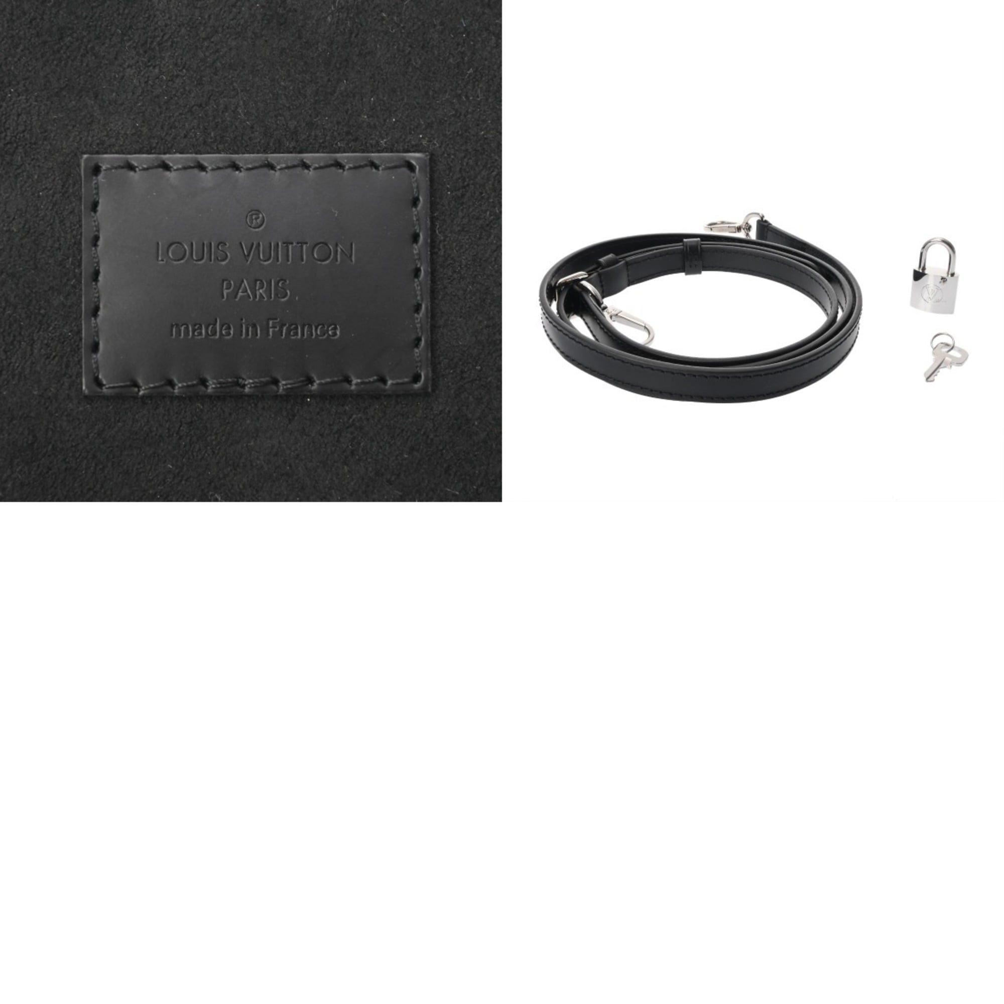 Louis Vuitton Noir Epi Leather Vanity Bag