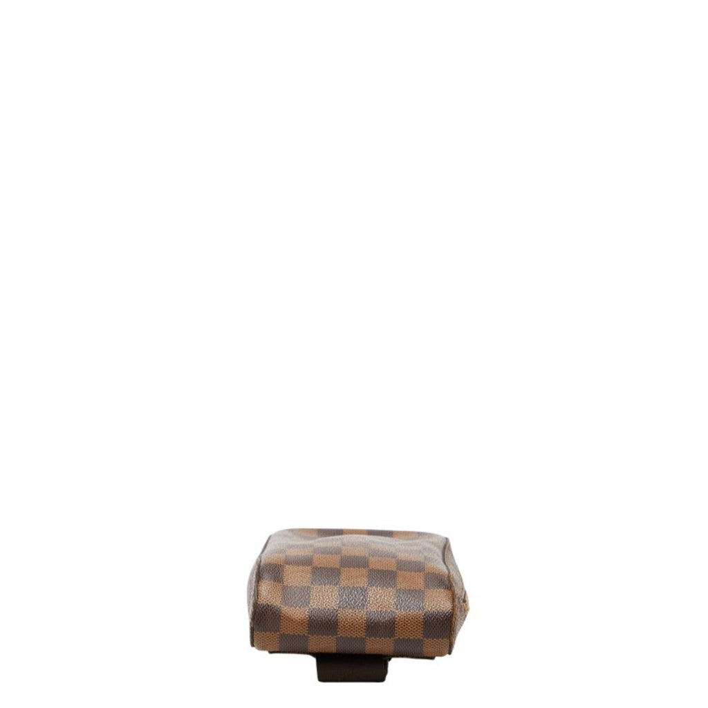 Louis Vuitton Brown Pvc Leather Fanny Pack Shoulder Bag Sling Bag