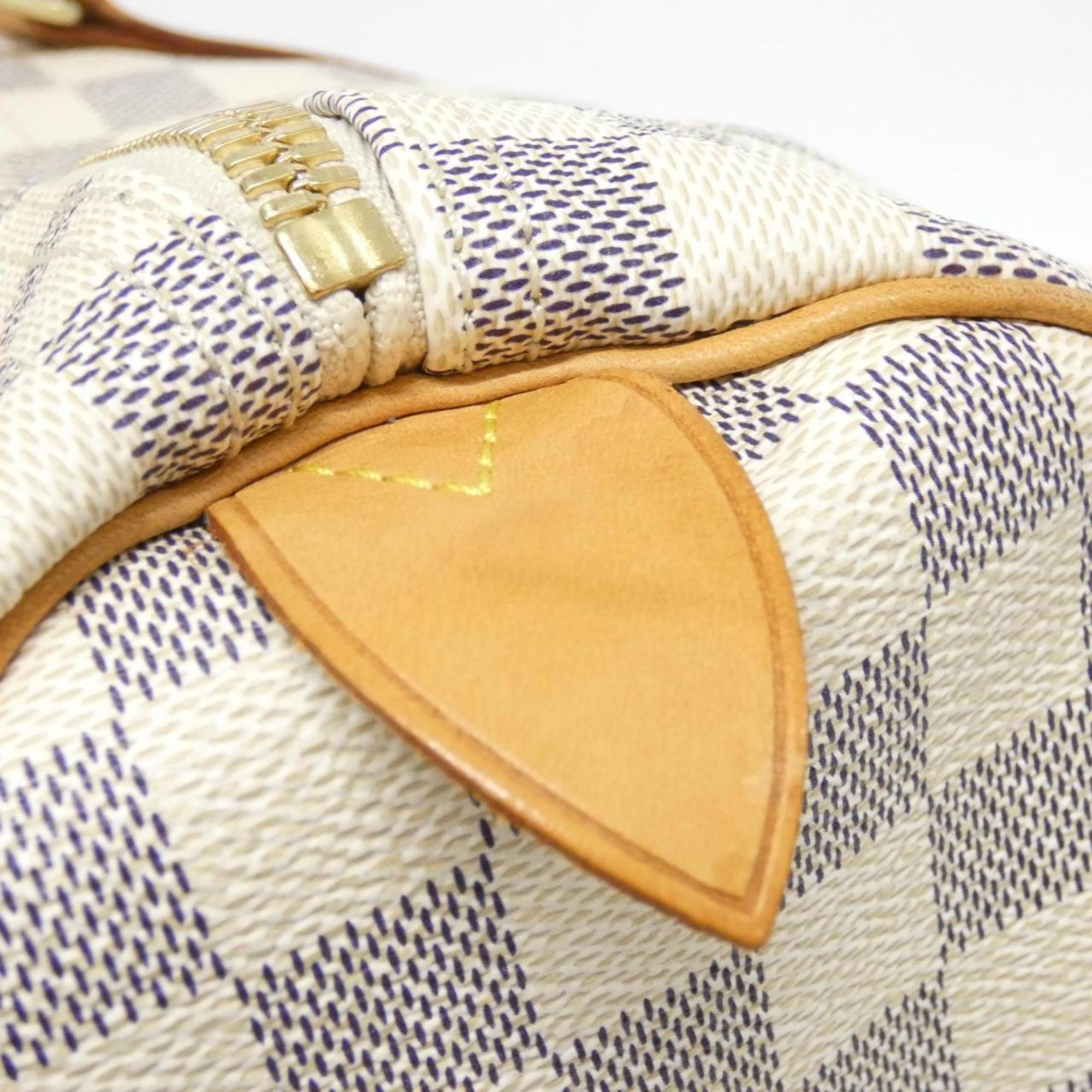Louis Vuitton Damier Azur Azur Coated Canvas Boston Bag