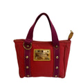 Louis Vuitton Red Color Canvas Handbag