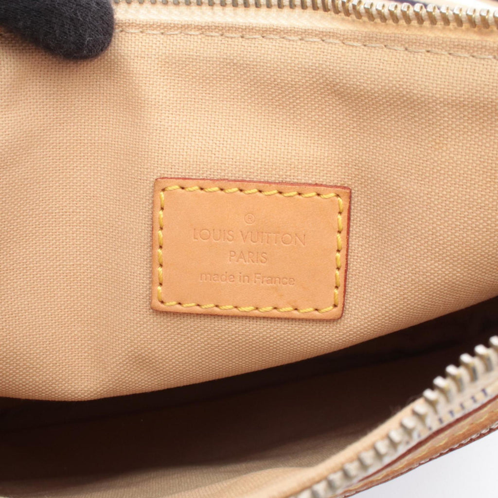 Louis Vuitton Damier Azur White Coated Canvas Leather Handbag Shoulder Bag