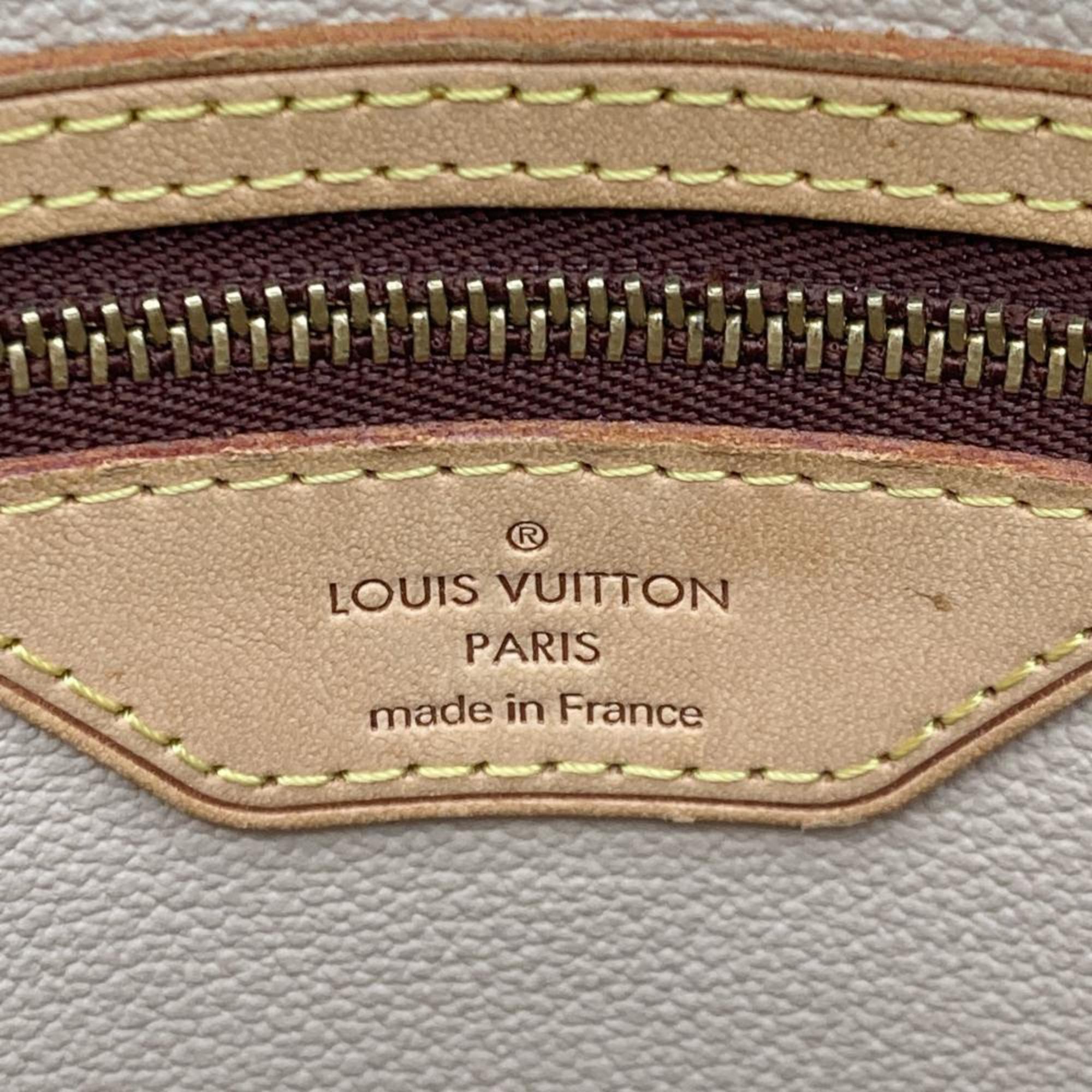 Louis Vuitton Brown Monogram Canvas Handbag Tote Bag