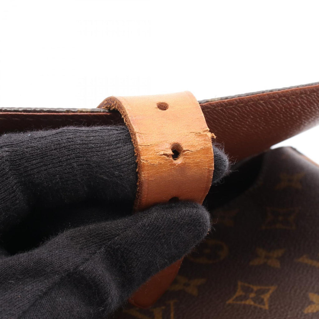 Louis Vuitton Brown Coated Canvas Monogram Pvc Leather Shoulder Bag