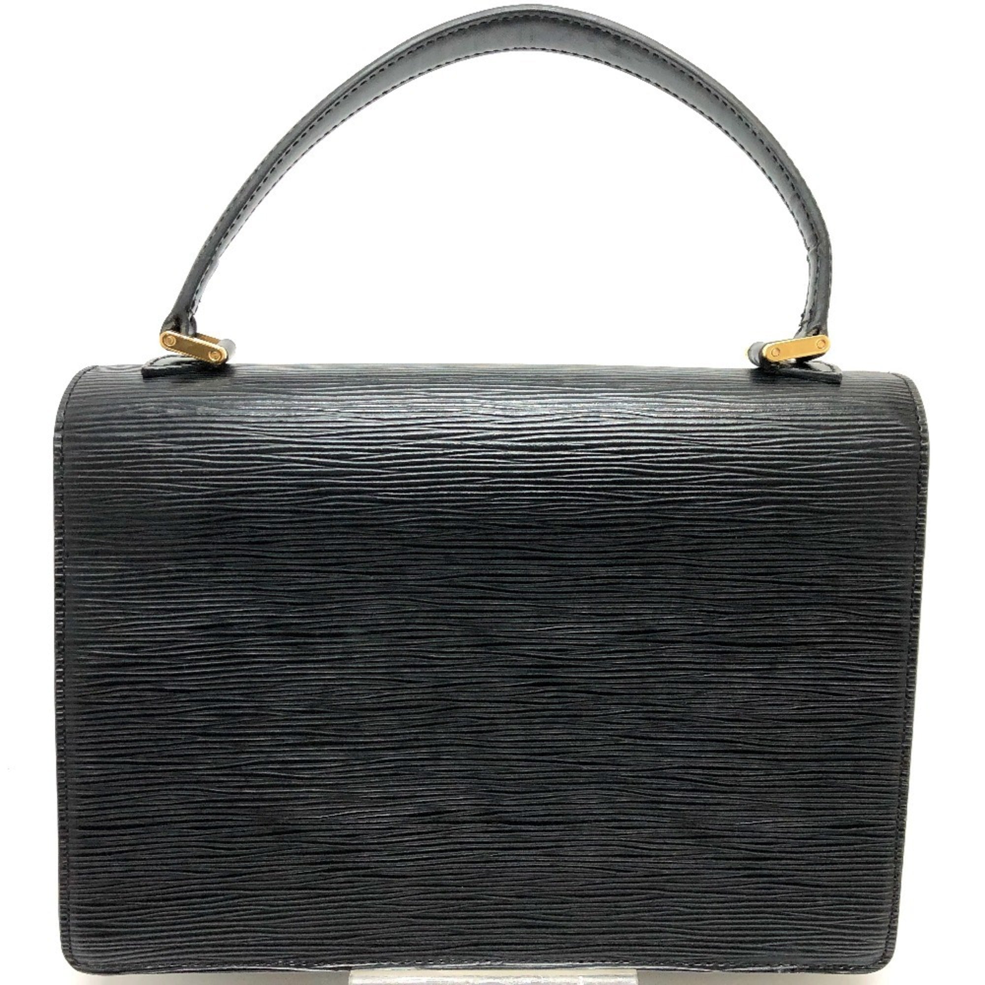 Louis Vuitton Black Epi Leather Handbag