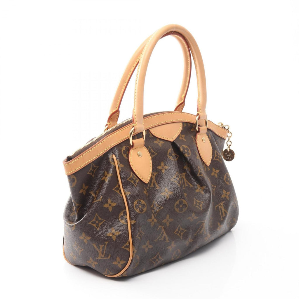 Louis Vuitton Brown Coated Canvas Leather Handbag