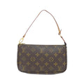 Louis Vuitton Marron Coated Canvas Pouch