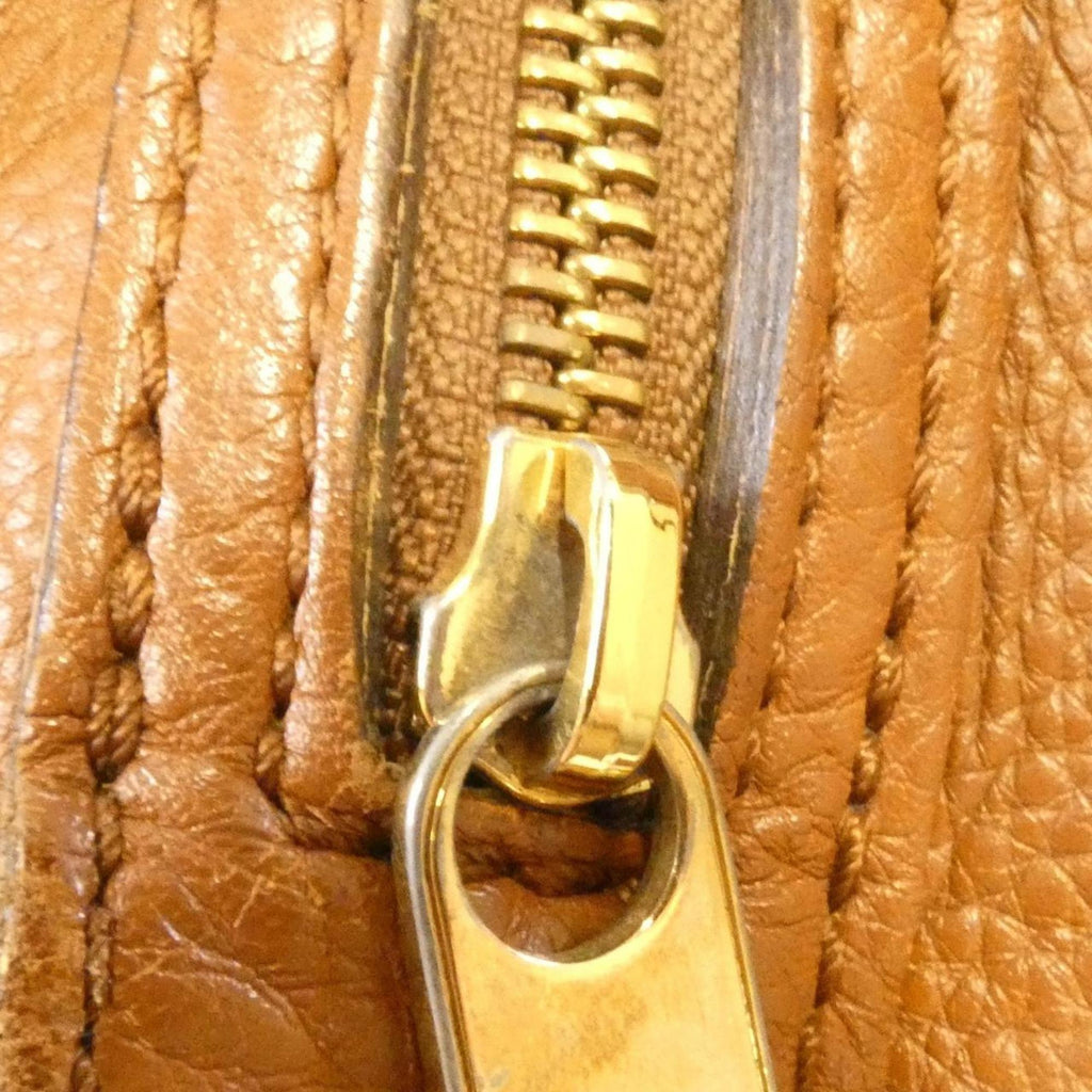 Louis Vuitton Cognac Leather Shoulder Bag