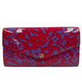 Louis Vuitton Vernis Pink Patent Leather Long Wallet