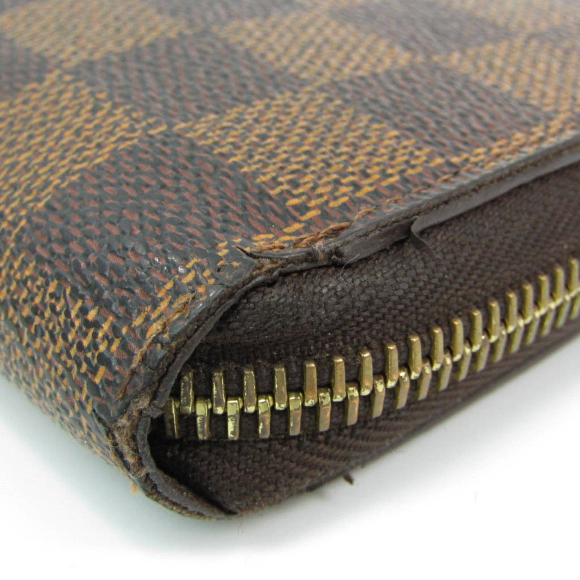 Louis Vuitton Damier Ebene Damier Canvas Long Wallet