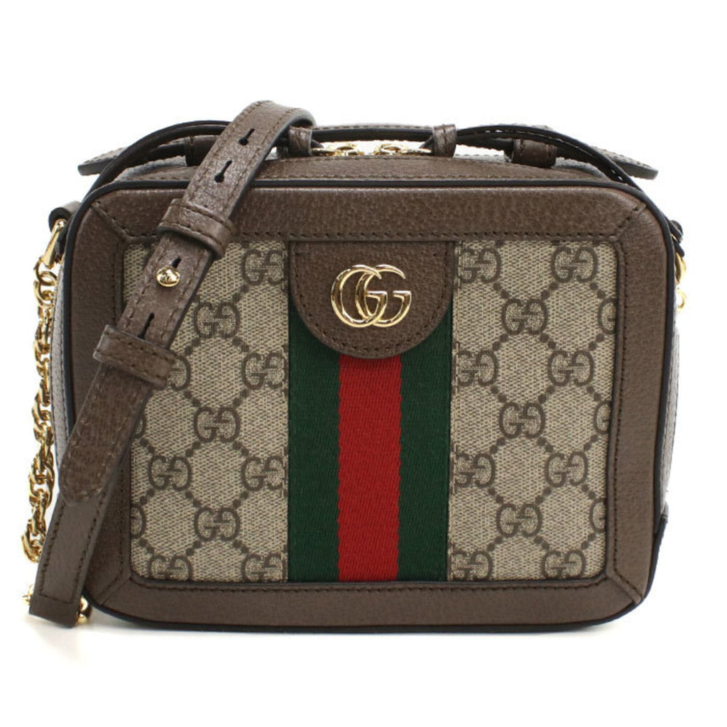 Gucci Beige Pvc Leather Shoulder Bag (Pre-Owned)