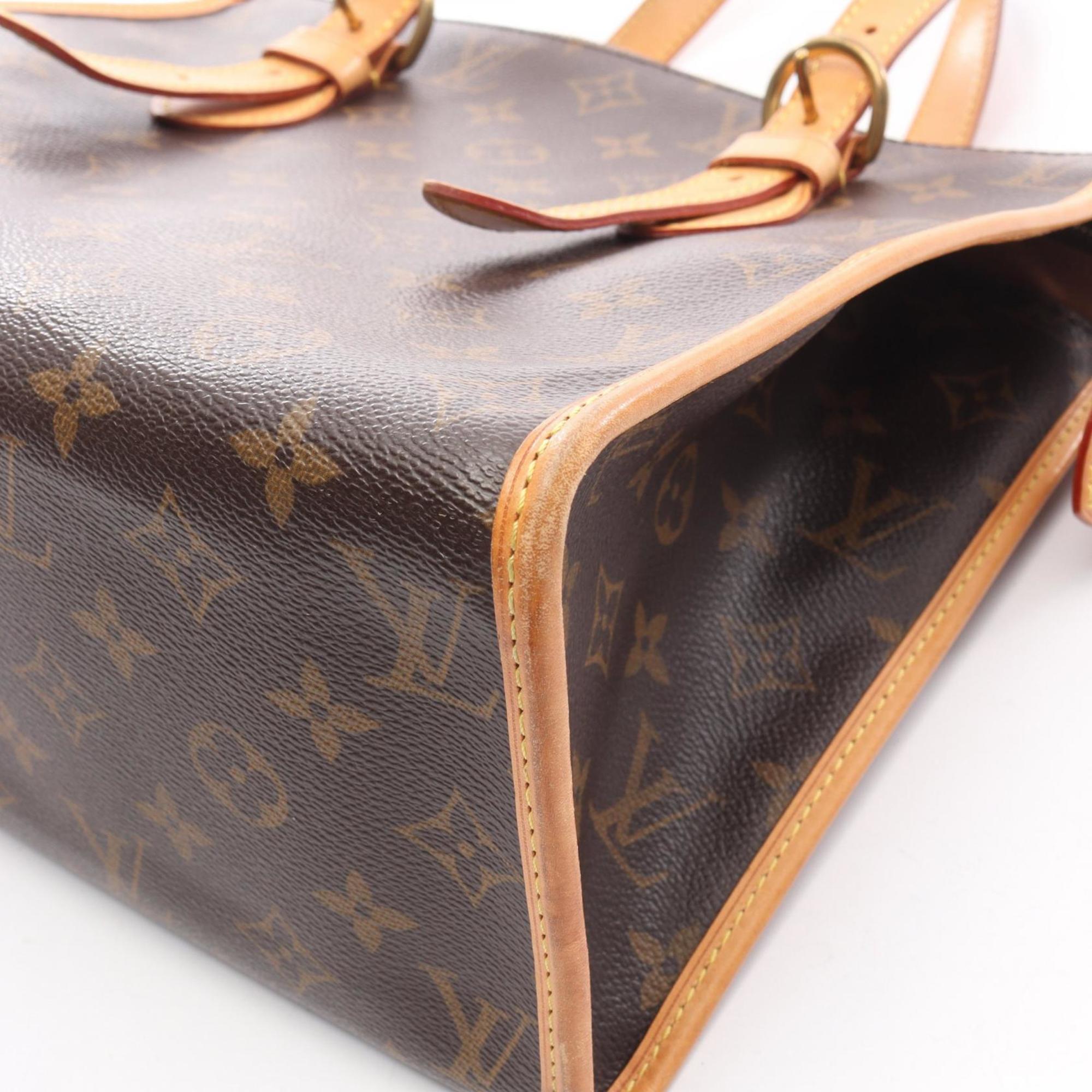 Louis Vuitton Brown Coated Canvas Pvc Monogram Leather Tote Bag