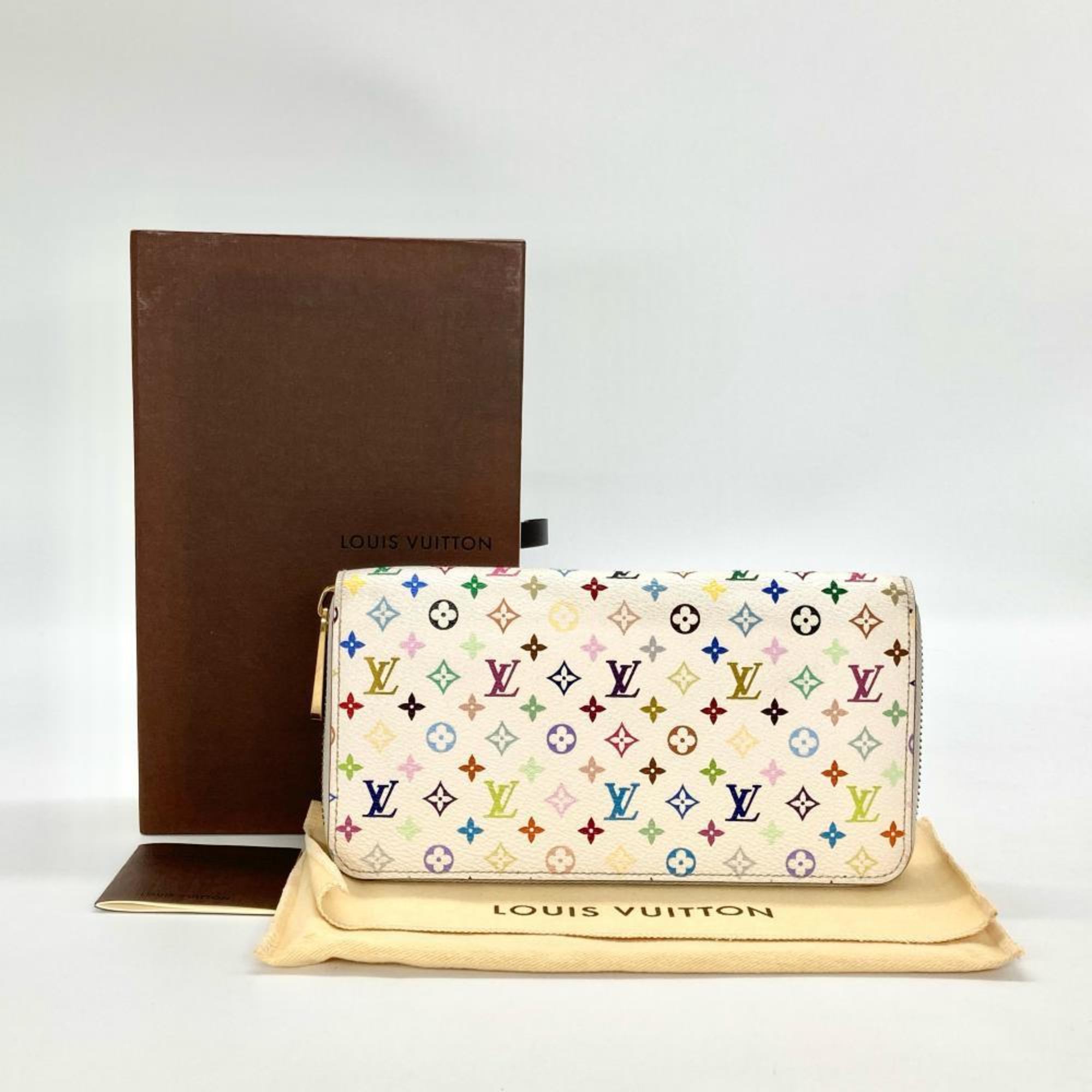 Louis Vuitton Blanc Monogram Multicolore Coin Purse/Coin Case