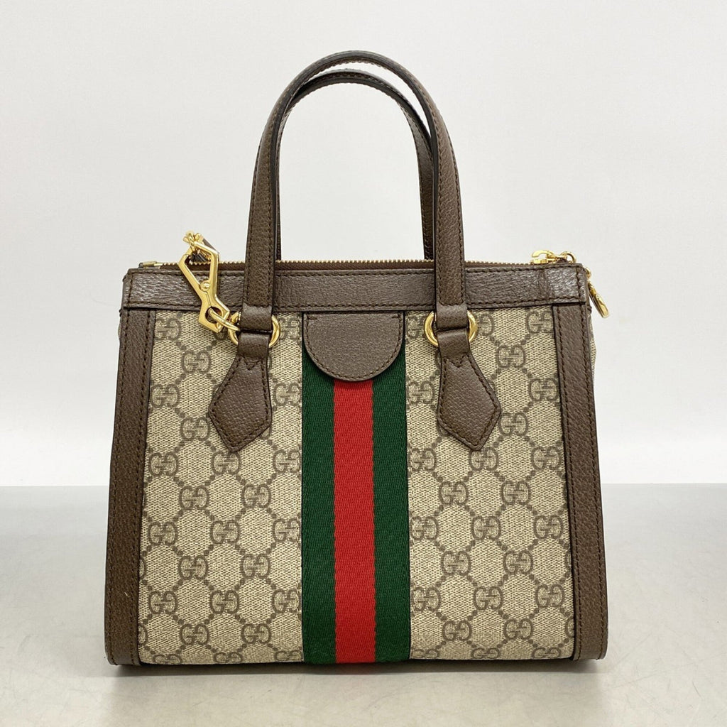 Gucci Brown Pvc Handbag (Pre-Owned)