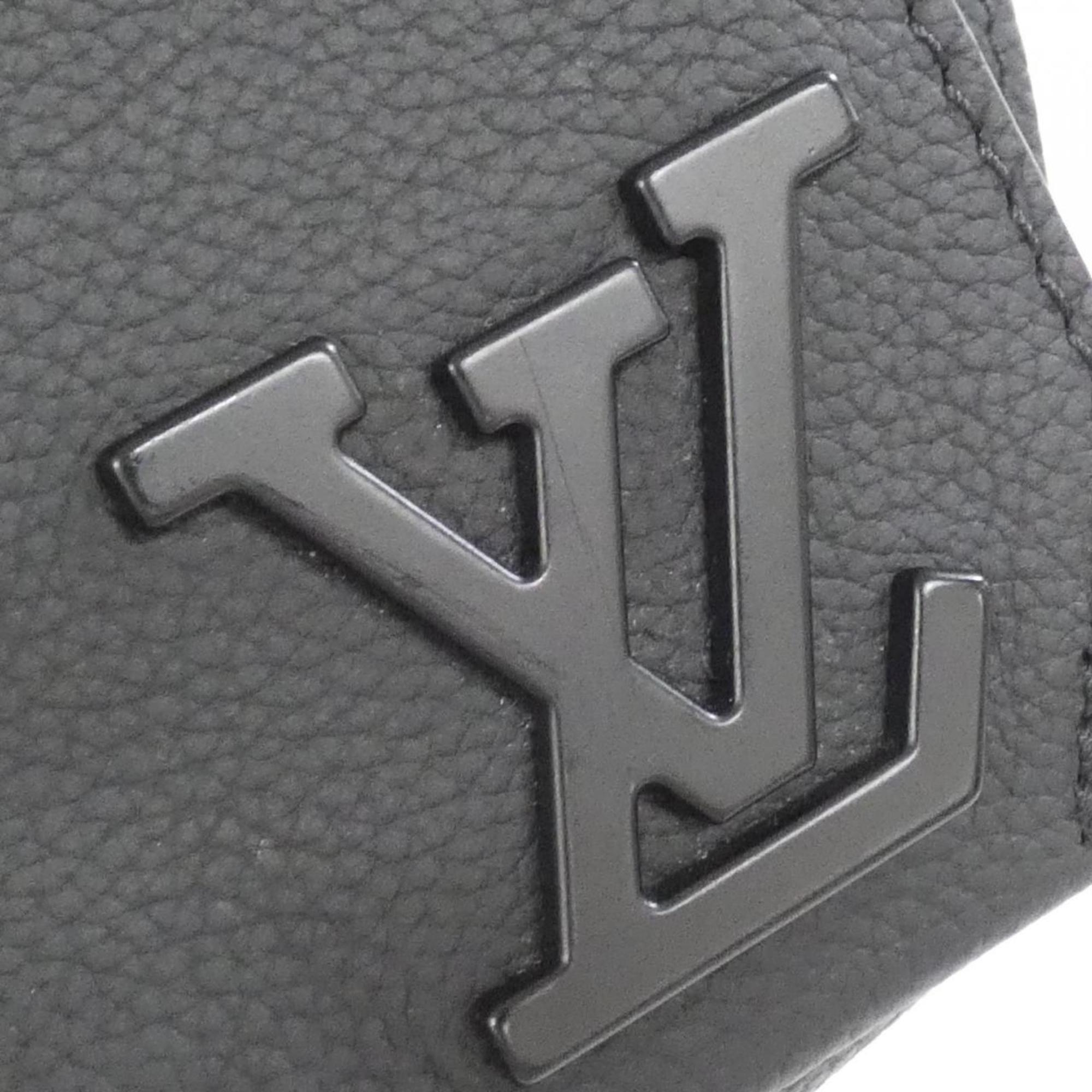 Louis Vuitton Black Leather Shoulder Bag