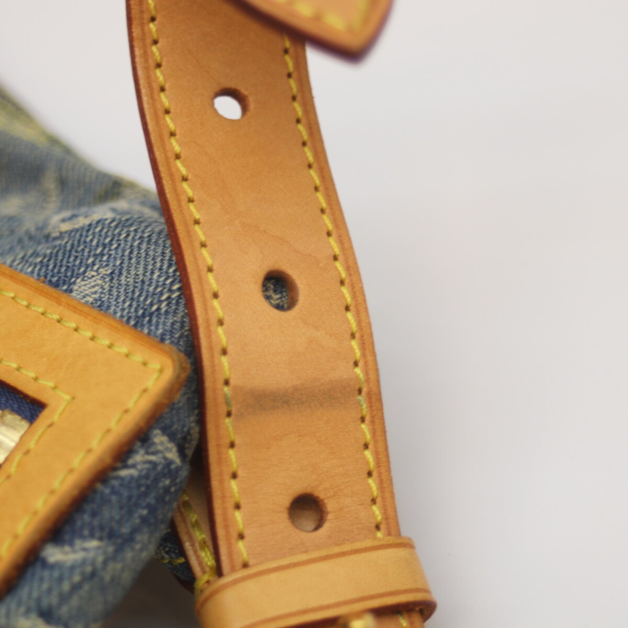 Louis Vuitton Blue Monogram Denim Shoulder Bag
