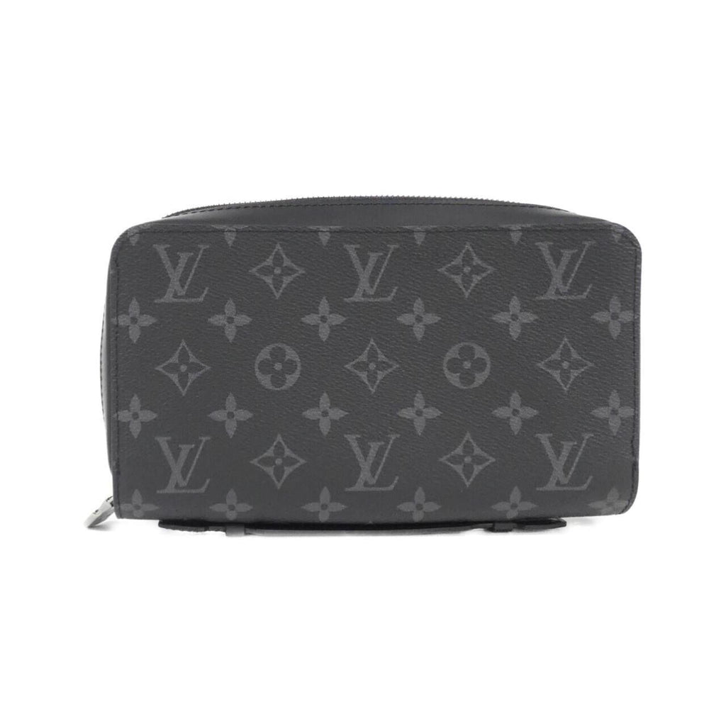 Louis Vuitton Black Coated Canvas Long Wallet