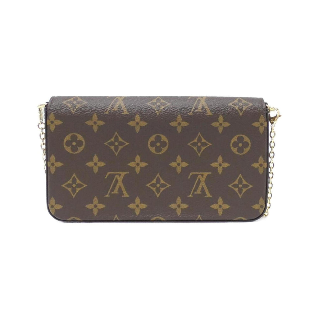 Louis Vuitton Monogram Marron Coated Canvas Pochette Shoulder Bag