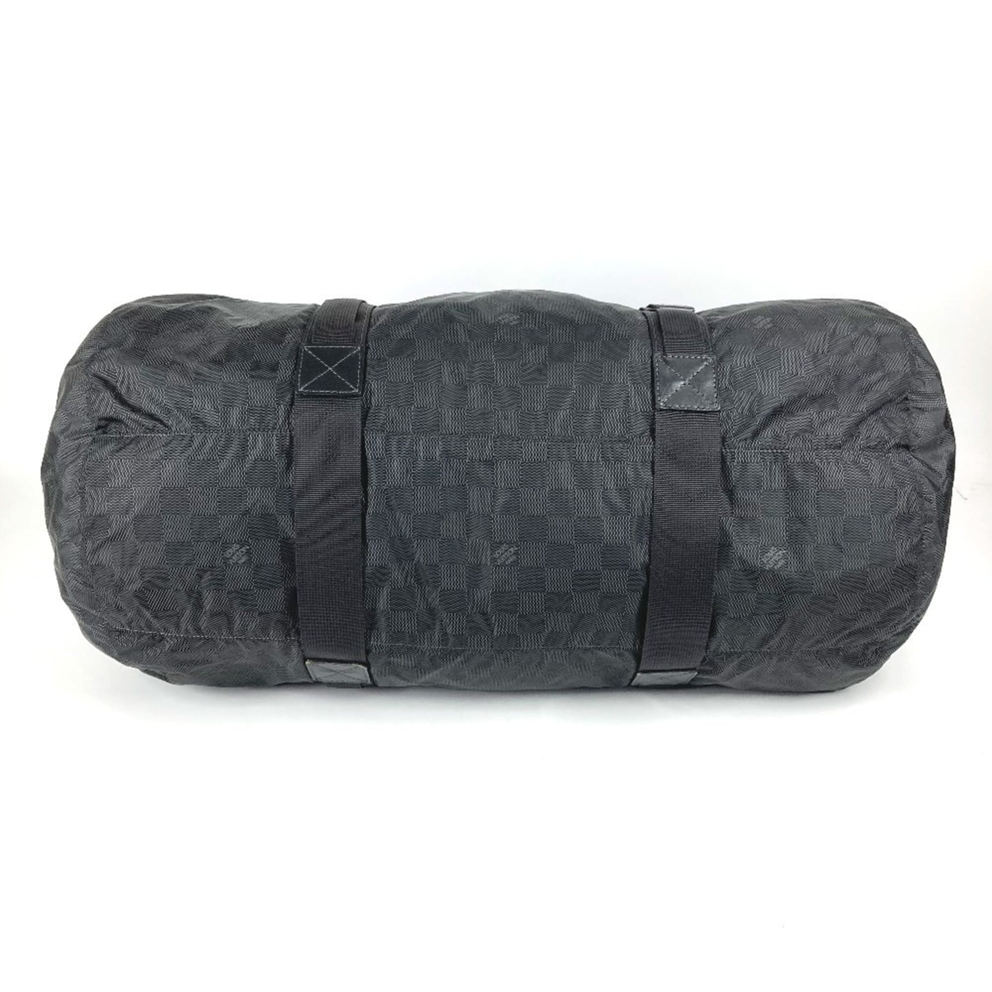 Louis Vuitton Black Damier Canvas Boston Bag Shoulder Bag