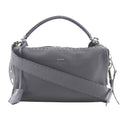 Fendi Gray Leather Handbag