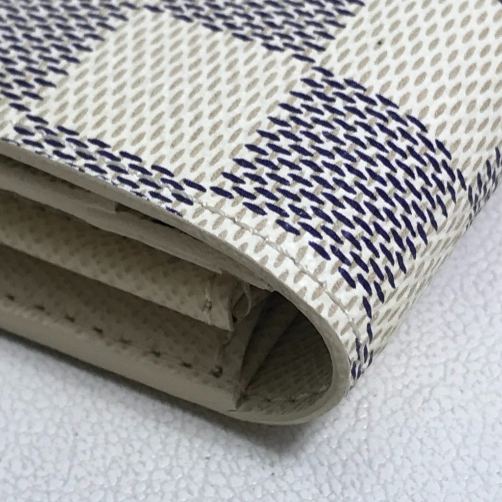 Louis Vuitton Damier Azur Damier Azur White Damier Azur Long Wallet