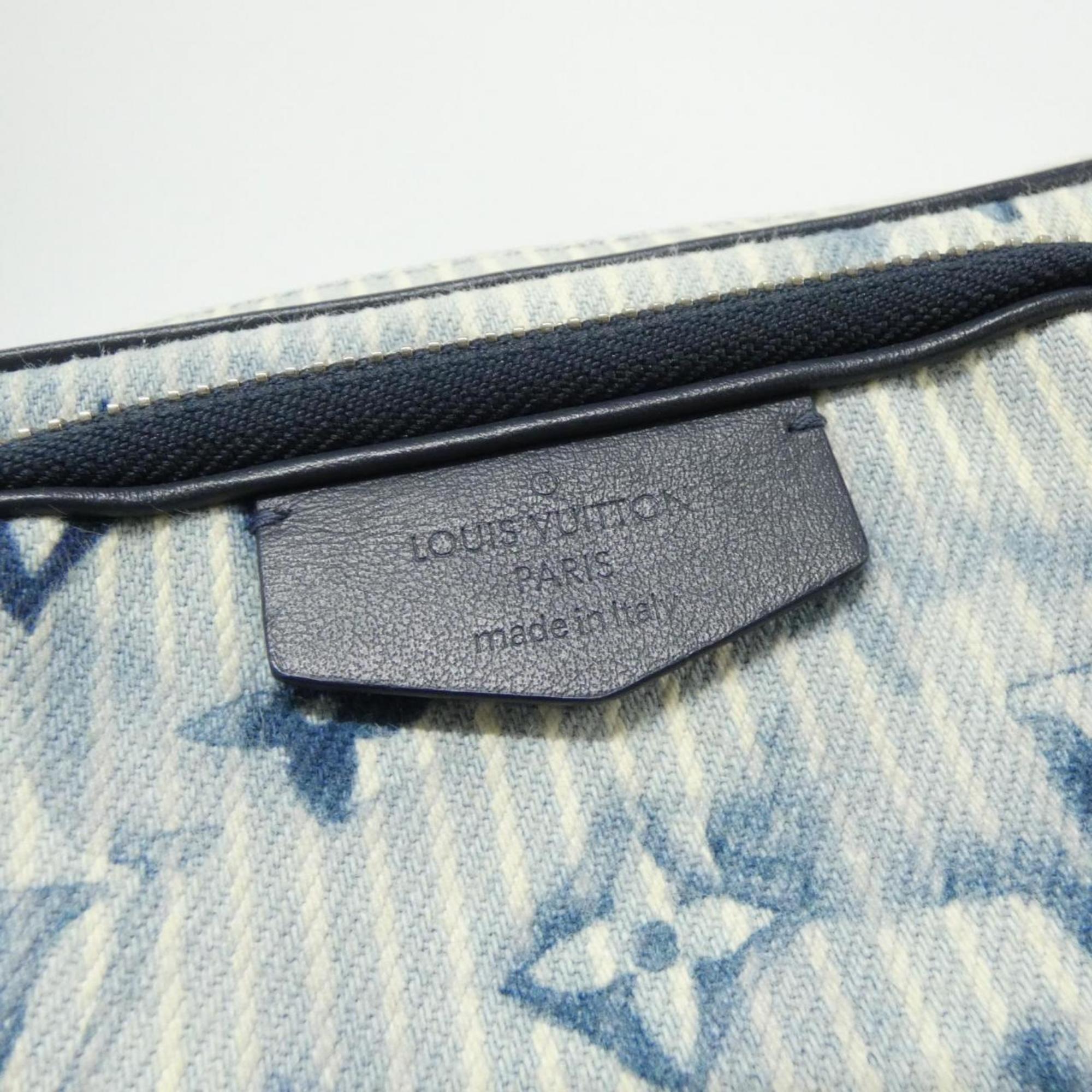 Louis Vuitton Monogram Watercolor Navy Canvas Pochette Shoulder Bag