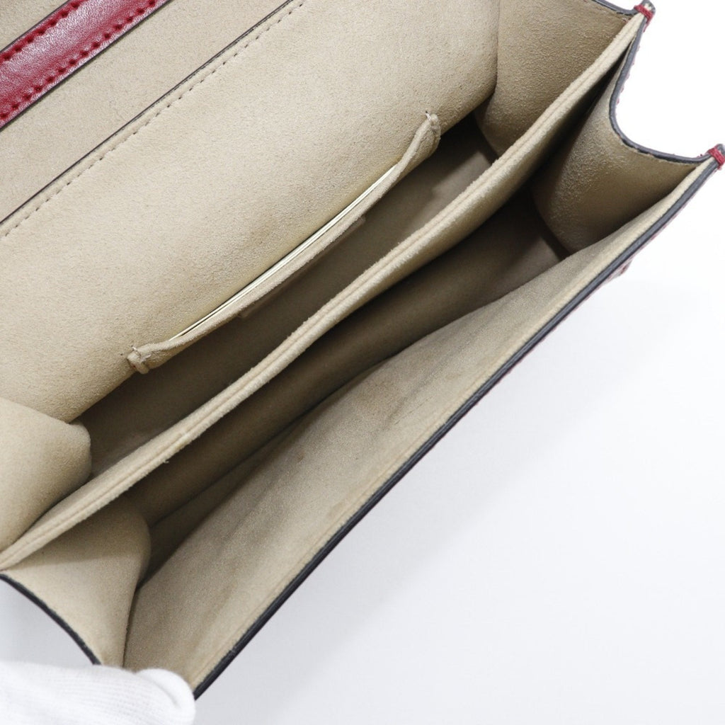 Fendi Red Color Leather Shoulder Bag