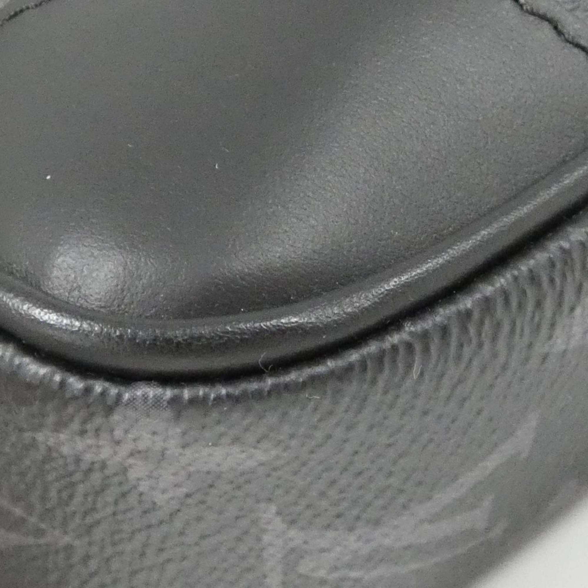 Louis Vuitton Black Coated Canvas Handbag