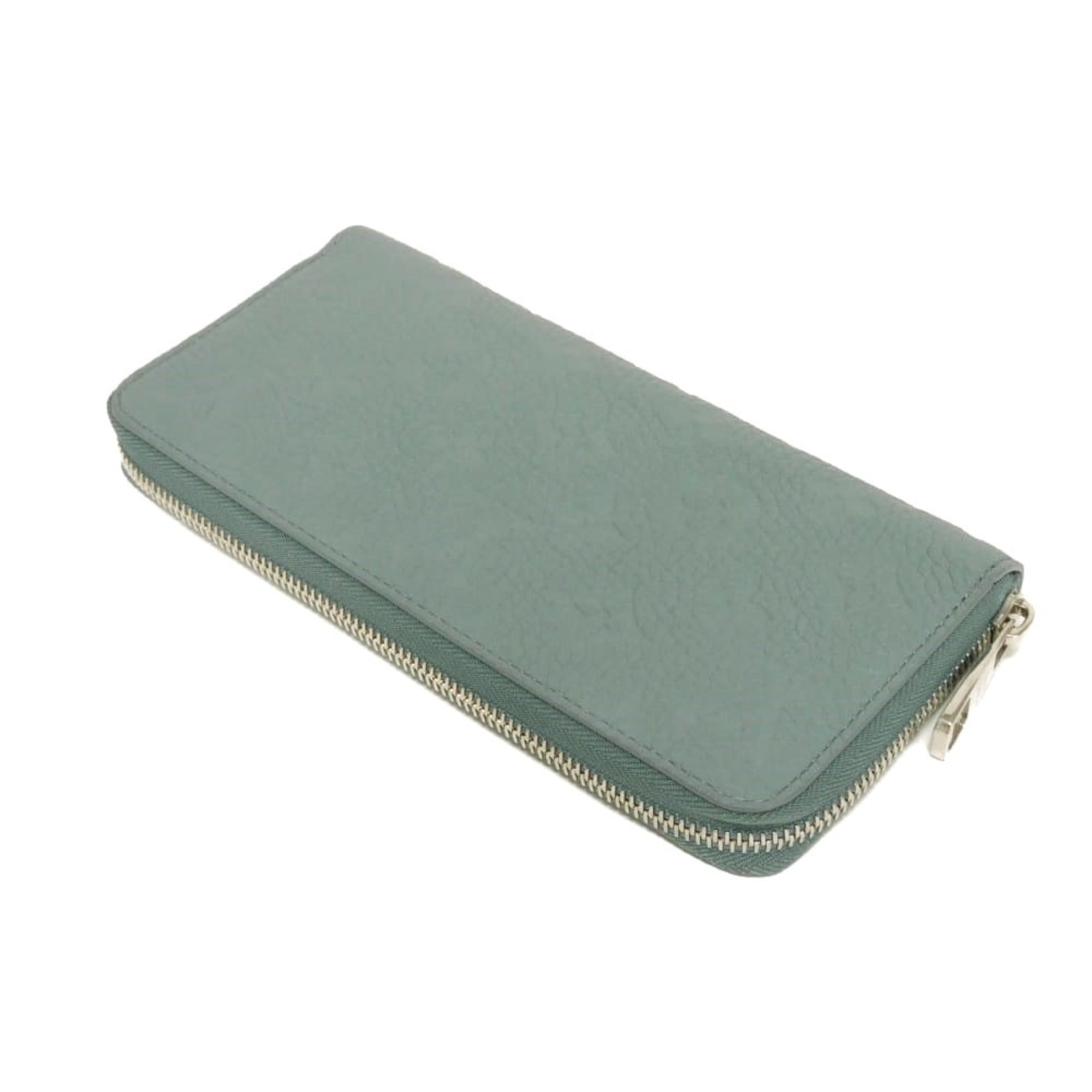 Louis Vuitton Green Leather Long Wallet