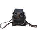 Louis Vuitton Black Brown Leather Backpack