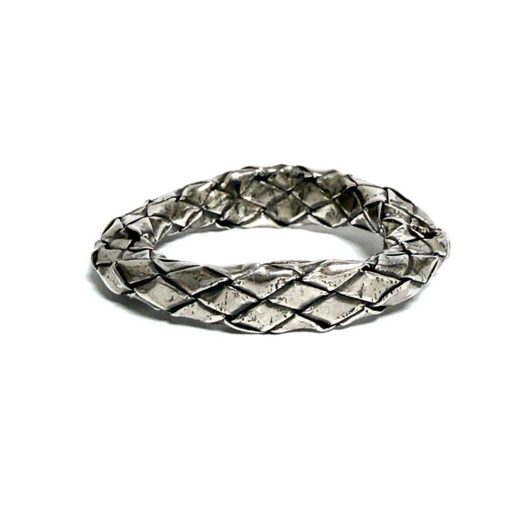 Bottega Veneta Silver 925 Band Ring