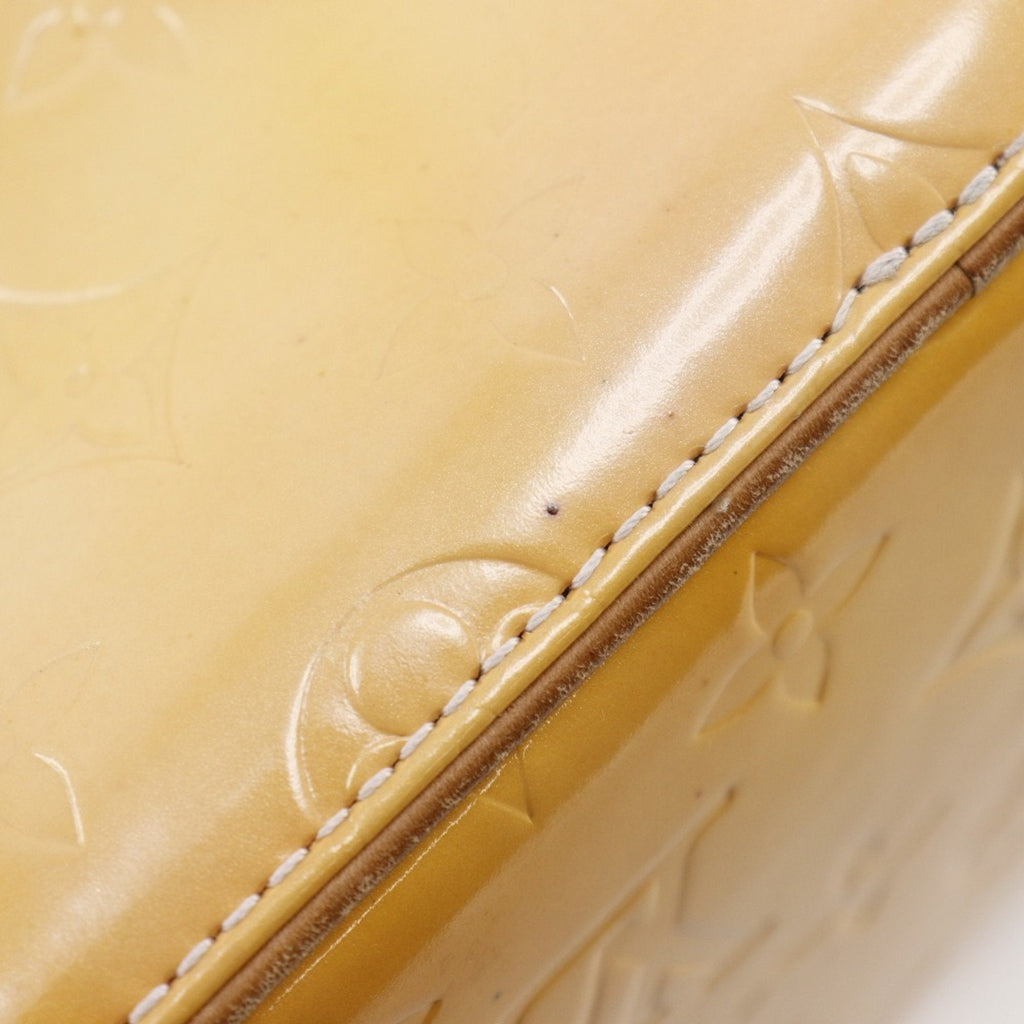 Louis Vuitton Rose Yellow Monogram Vernis Tote Bag