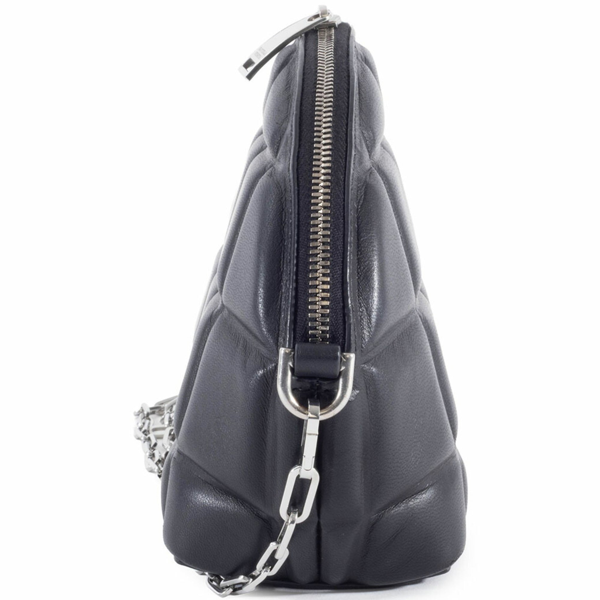 Bottega Veneta Black Leather Shoulder Bag