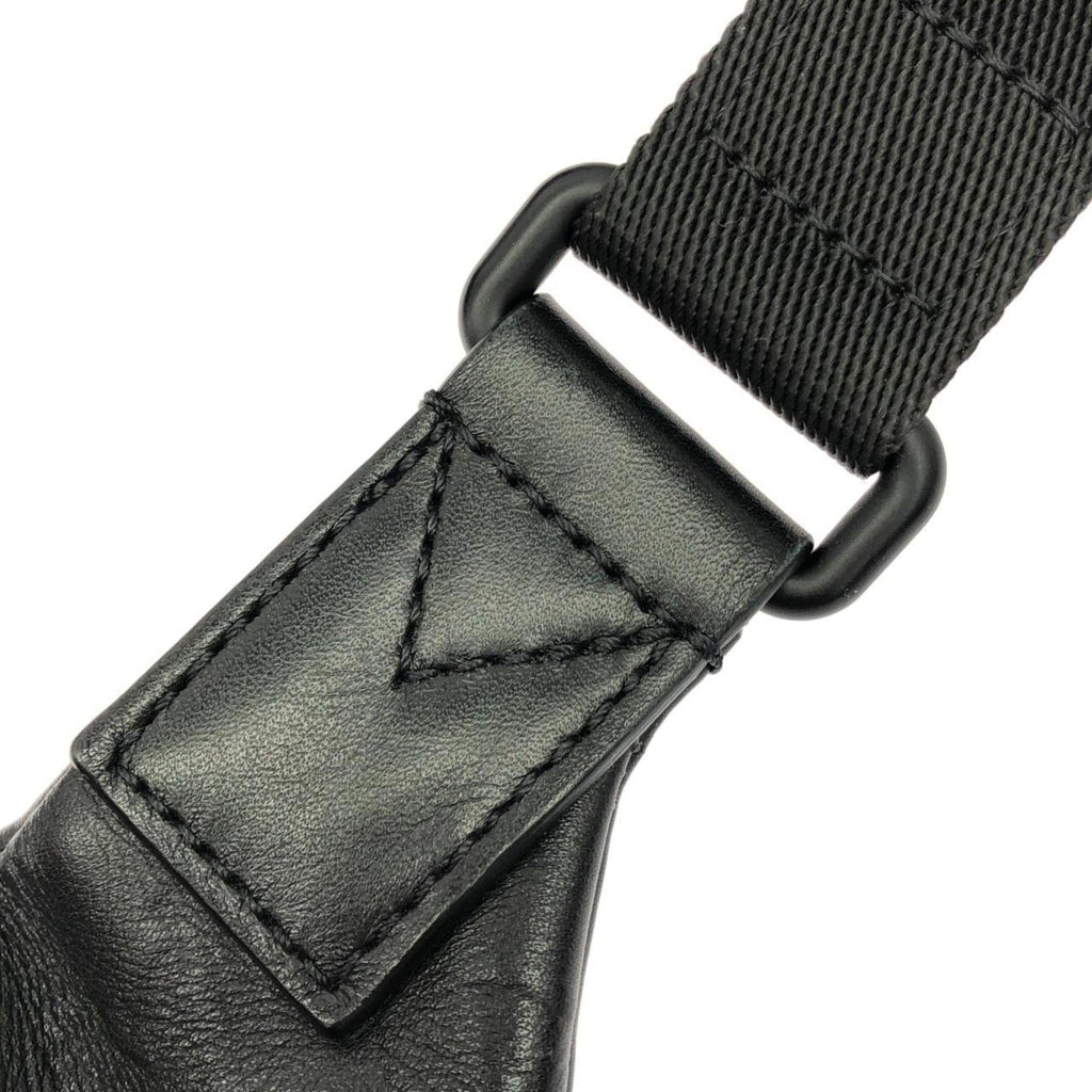 Louis Vuitton Black Leather Shoulder Bag