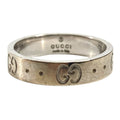 Gucci Silver White Gold (18K) Band Ring (Pre-Owned)