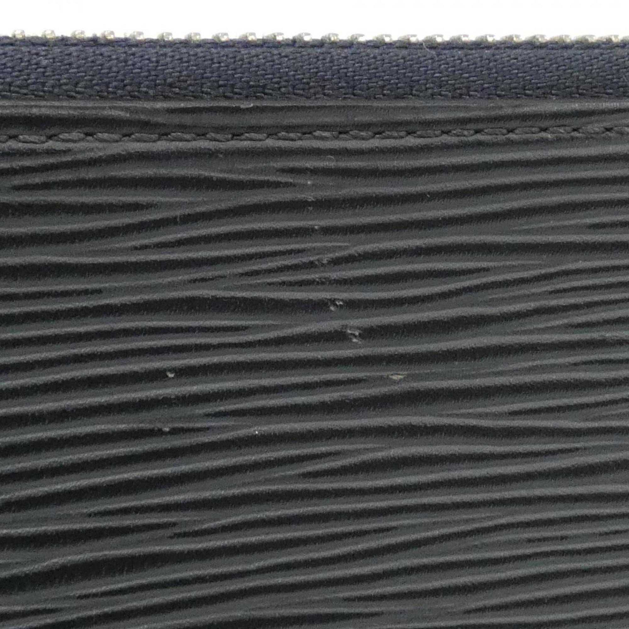 Louis Vuitton Black Leather Handbag Pochette